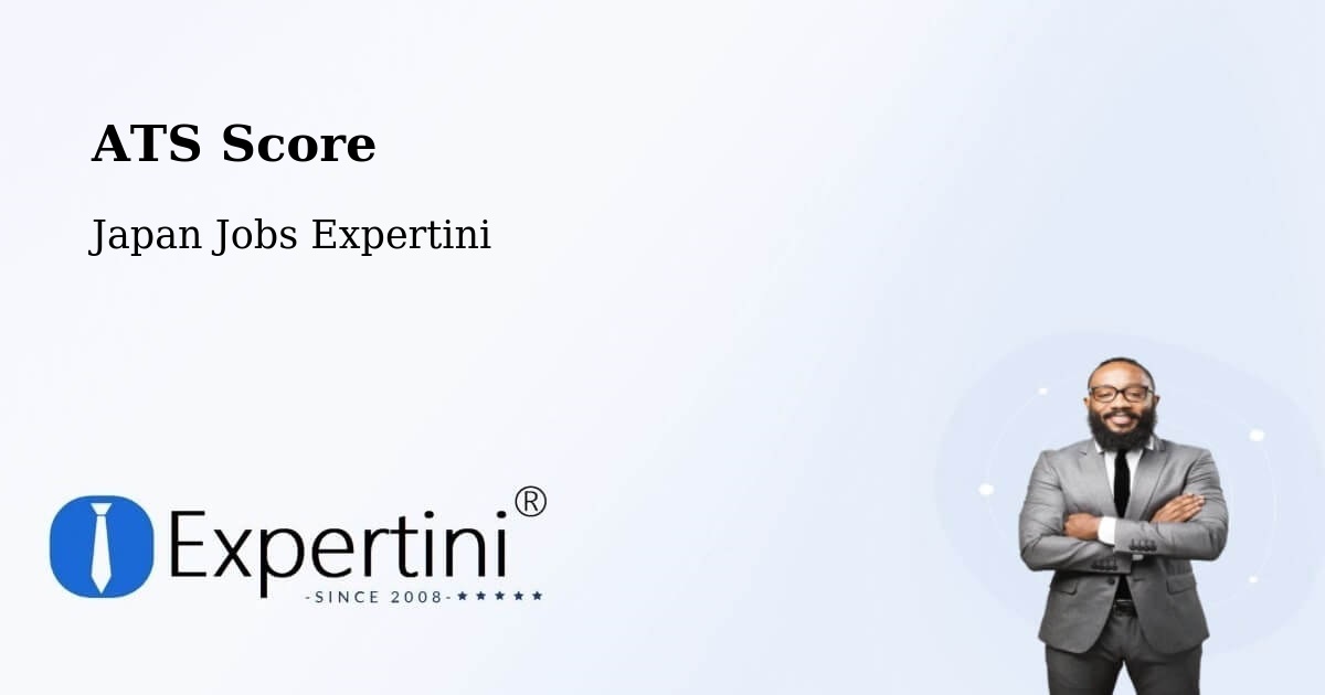Resume ATS Score & Job Description Match Tool – Itami - Japan Jobs Expertini