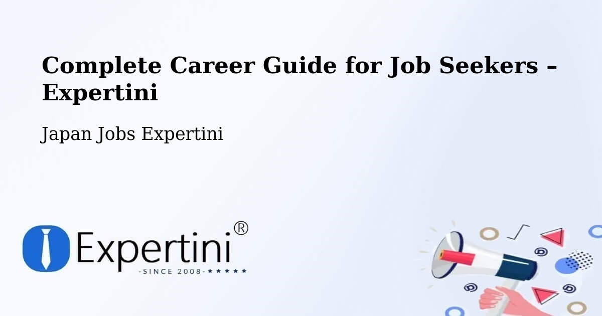 Career Guide for Job Seekers – Itami - Itami, Japan Jobs Expertini