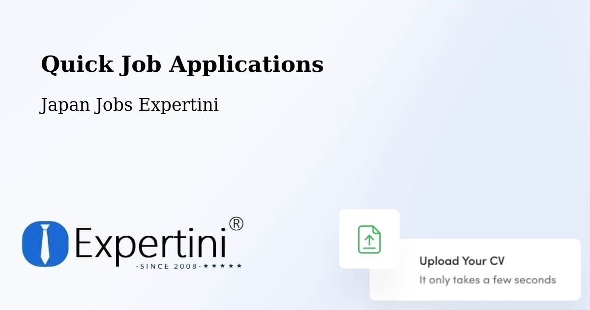 Quick Apply Feature – Itami - Japan Jobs Expertini